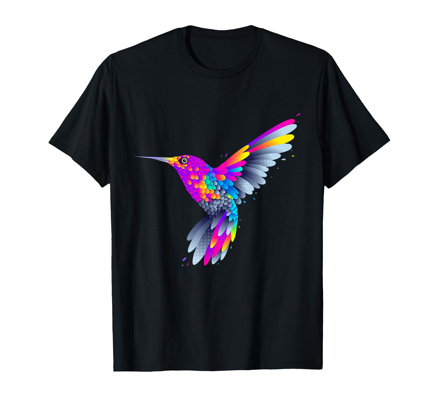 Colorful Peaceful Bird T-shirt, I Love Birds, Birds Graphic T-Shirt