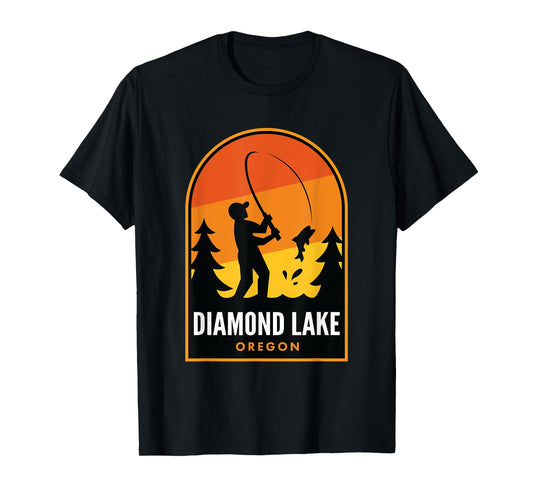Diamond Lake Oregon Fishing T-Shirt