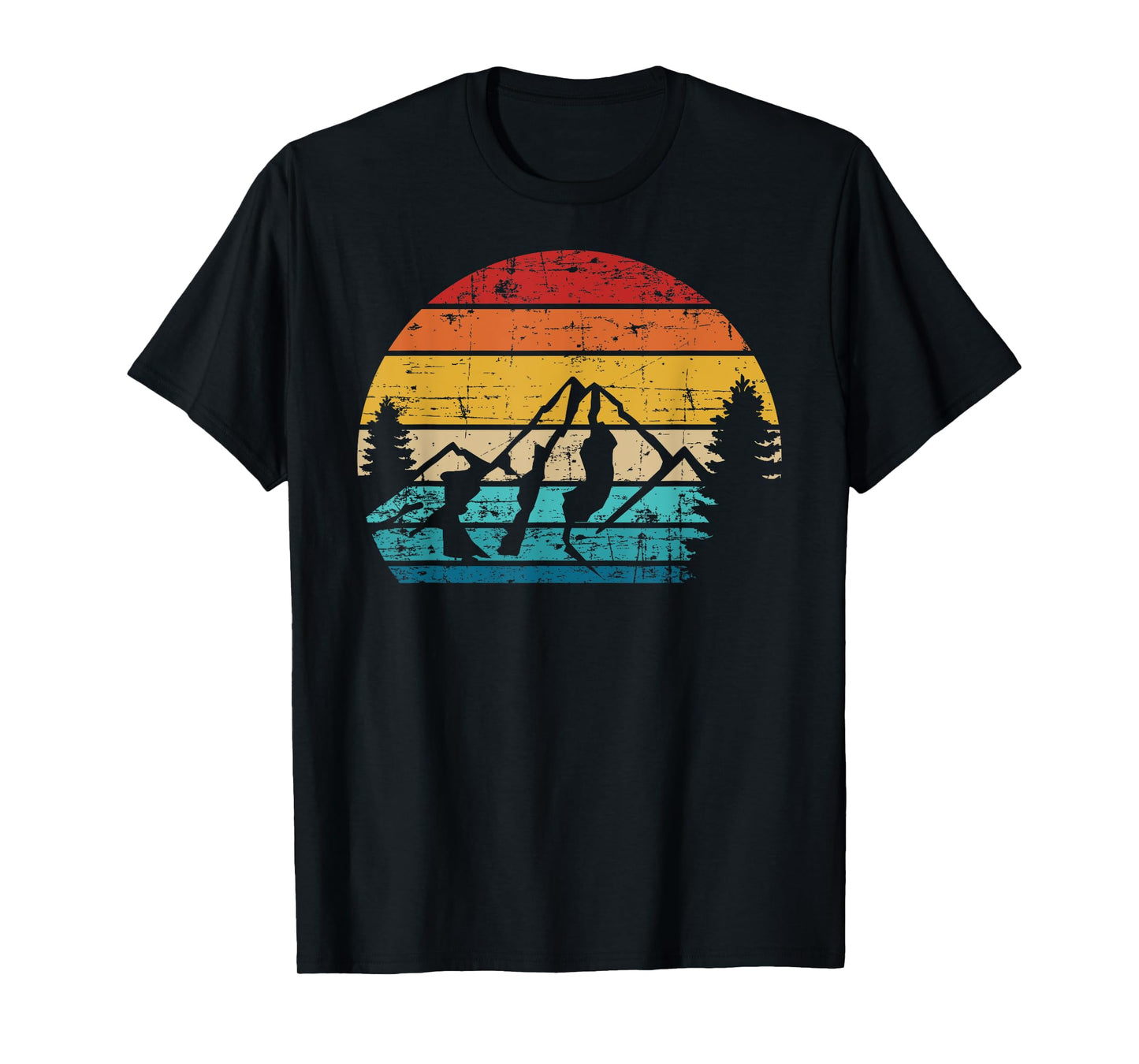 Mountains vintage Camping T-Shirt