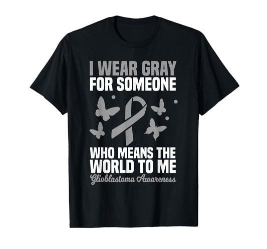 Glioblastoma Multiforme GBM Advocate Astrocytoma Brain Tumor T-Shirt
