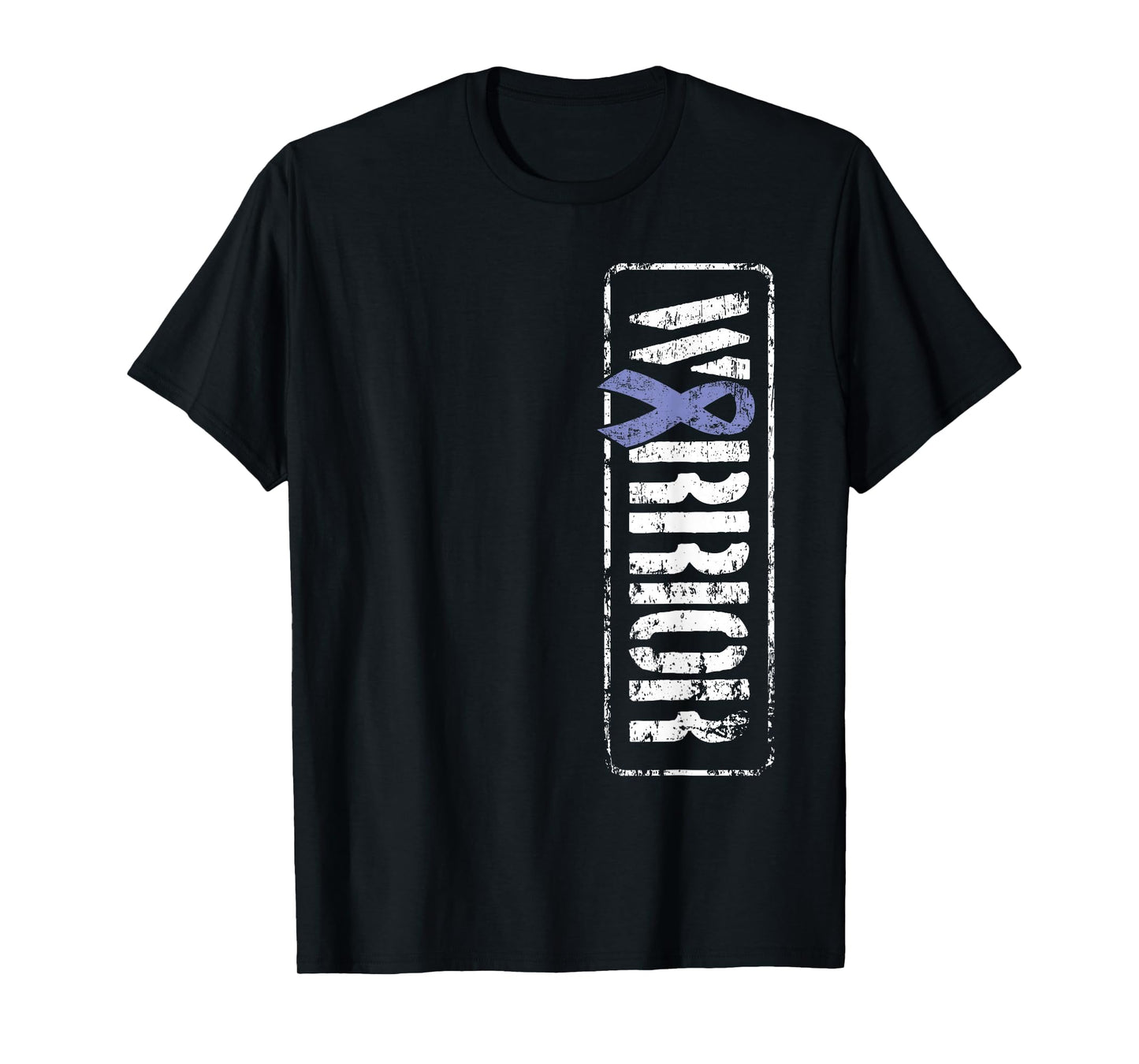 Esophageal Cancer Warrior - Military-Style Awareness Ribbon T-Shirt