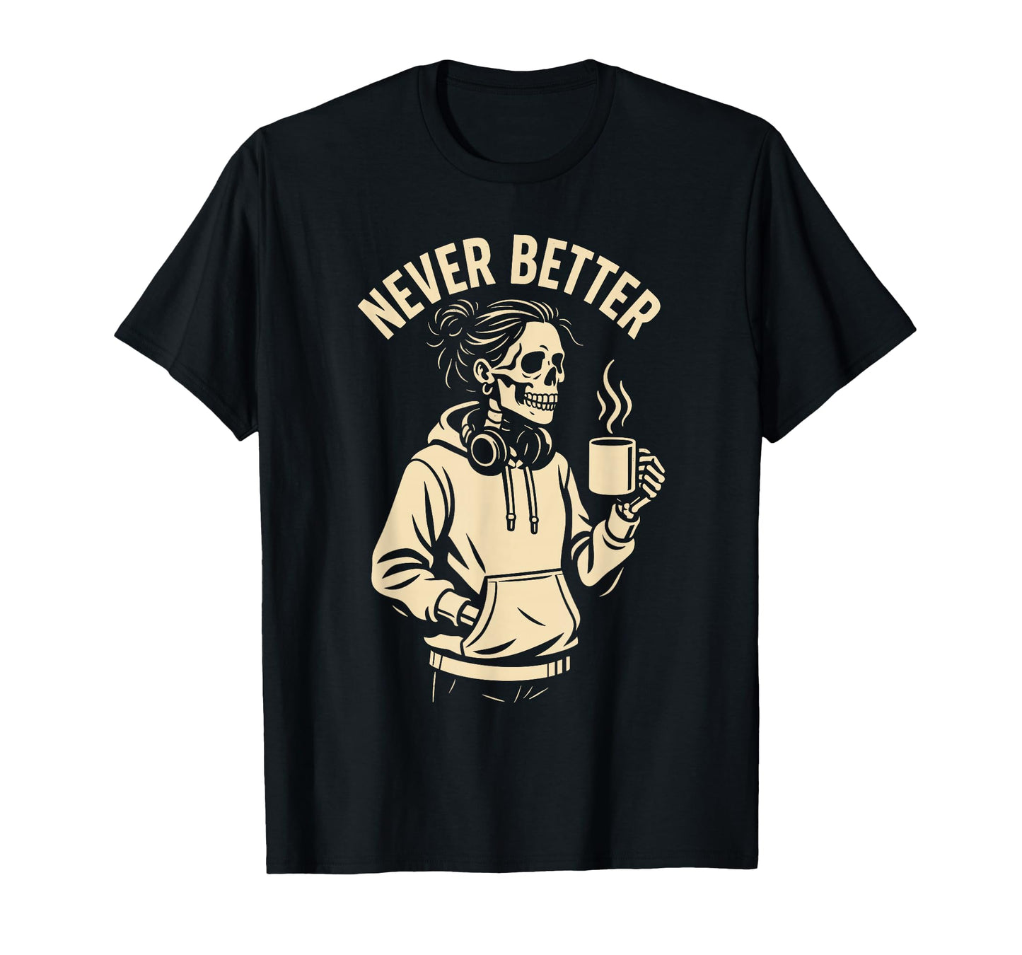 Skeleton Coffee T-Shirt