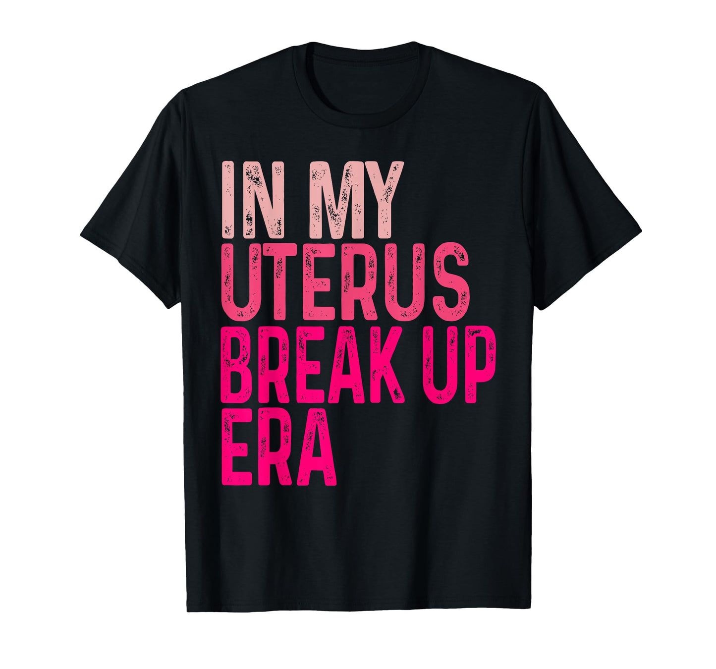 In My Uterus Break Up Era Groovy Hysterectomy Recovery T-Shirt