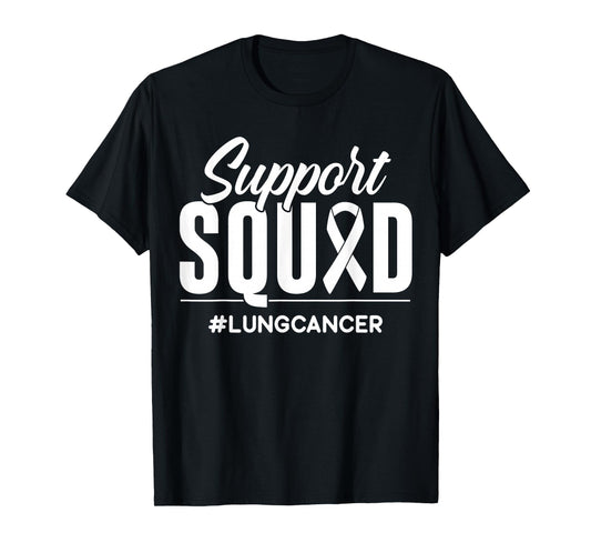Support Squad Lung Cancer Awareness Gift T-Shirt