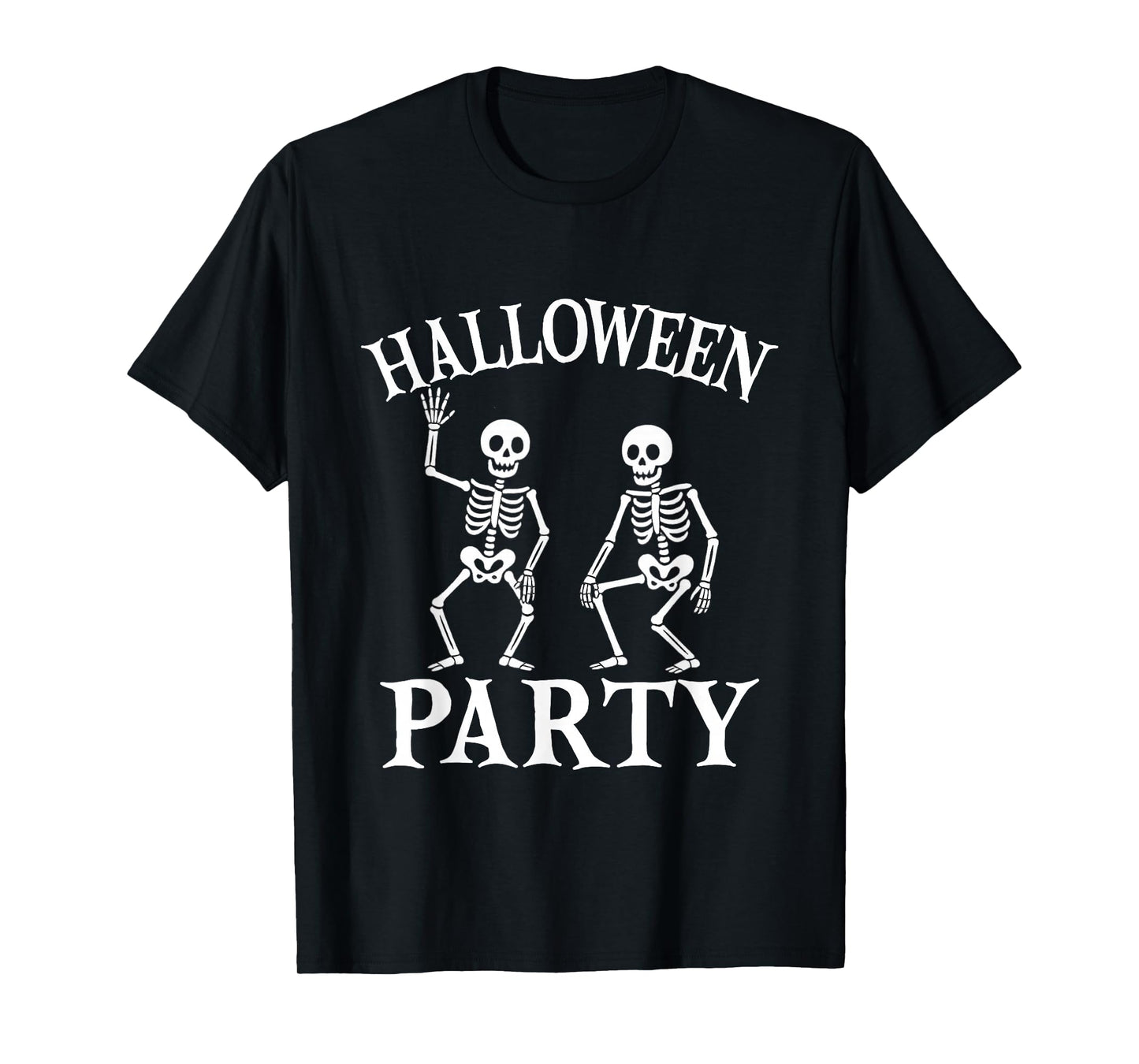 Halloween Party Skeletons Spooky Fun T-Shirt