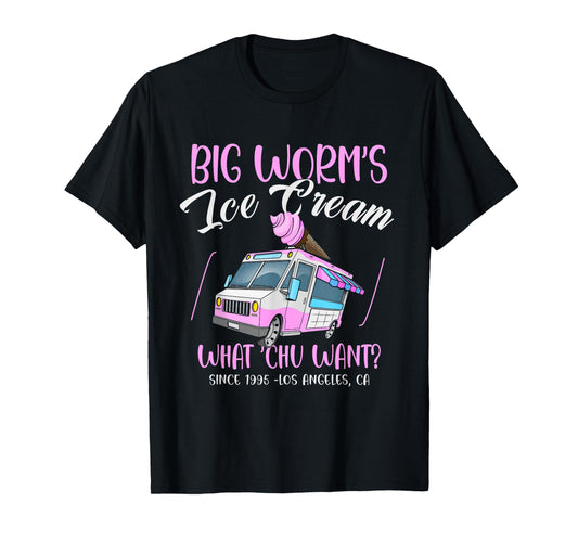 Big Worm's Ice Cream What Chu Want? Hello Summer Sea & Beach T-Shirt