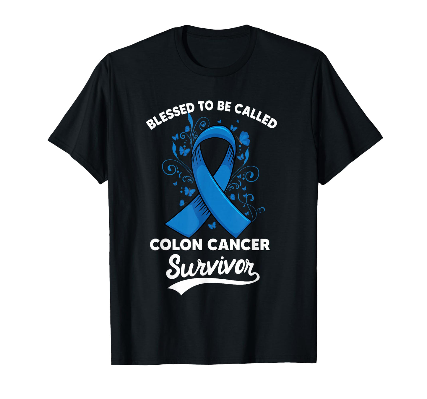 Colon Cancer Blessed survivor of Colorectal Awareness T-Shirt