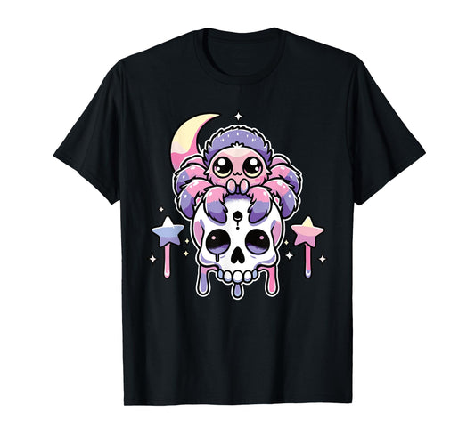 Kawaii Gothic Tarantula Pastel Colors Gothic Goth Tarantula T-Shirt