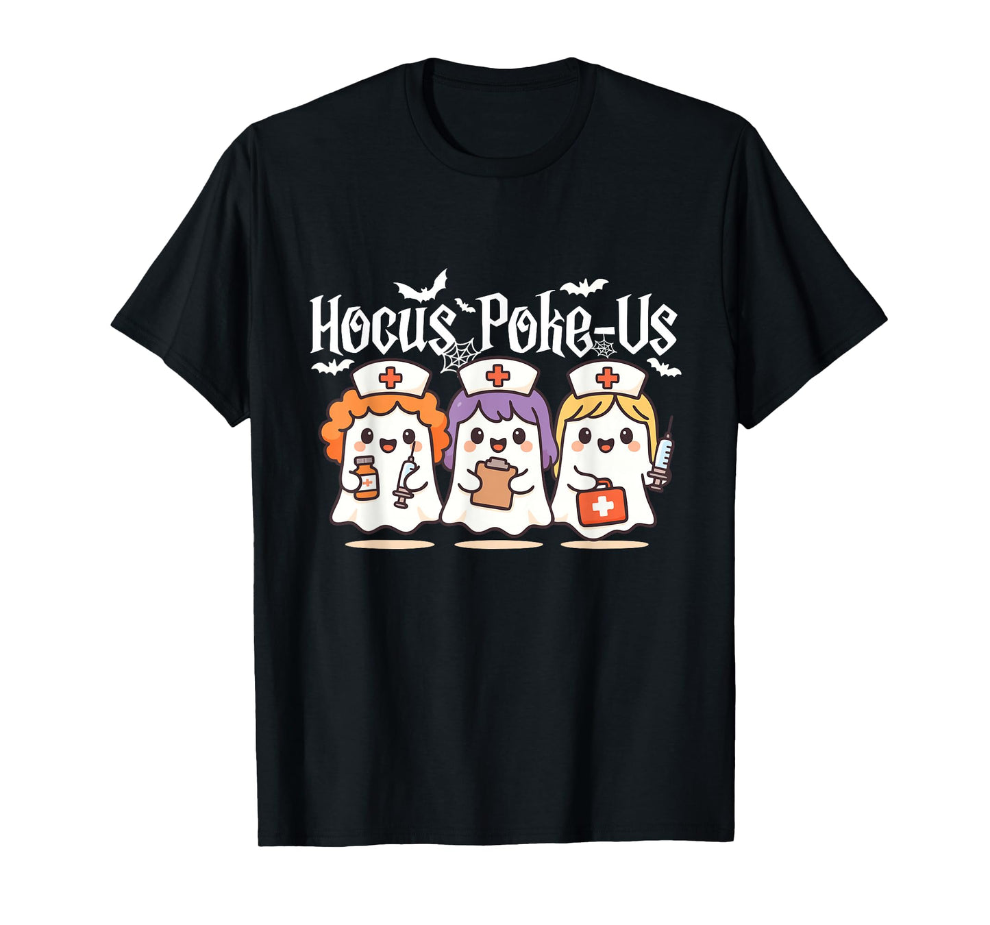 Hocus Poke-Us - Spooky Halloween Nurse Costume T-Shirt