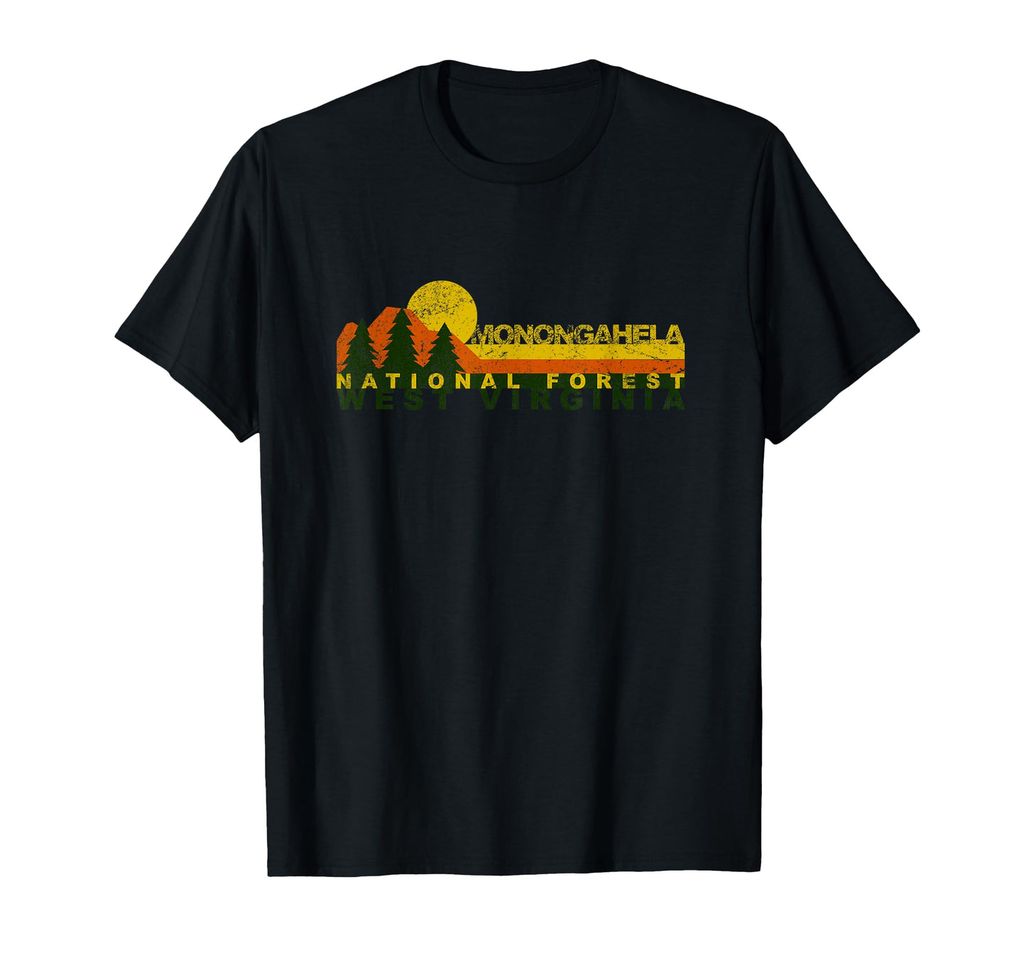 Monongahela National Forest Vintage Retro T-Shirt