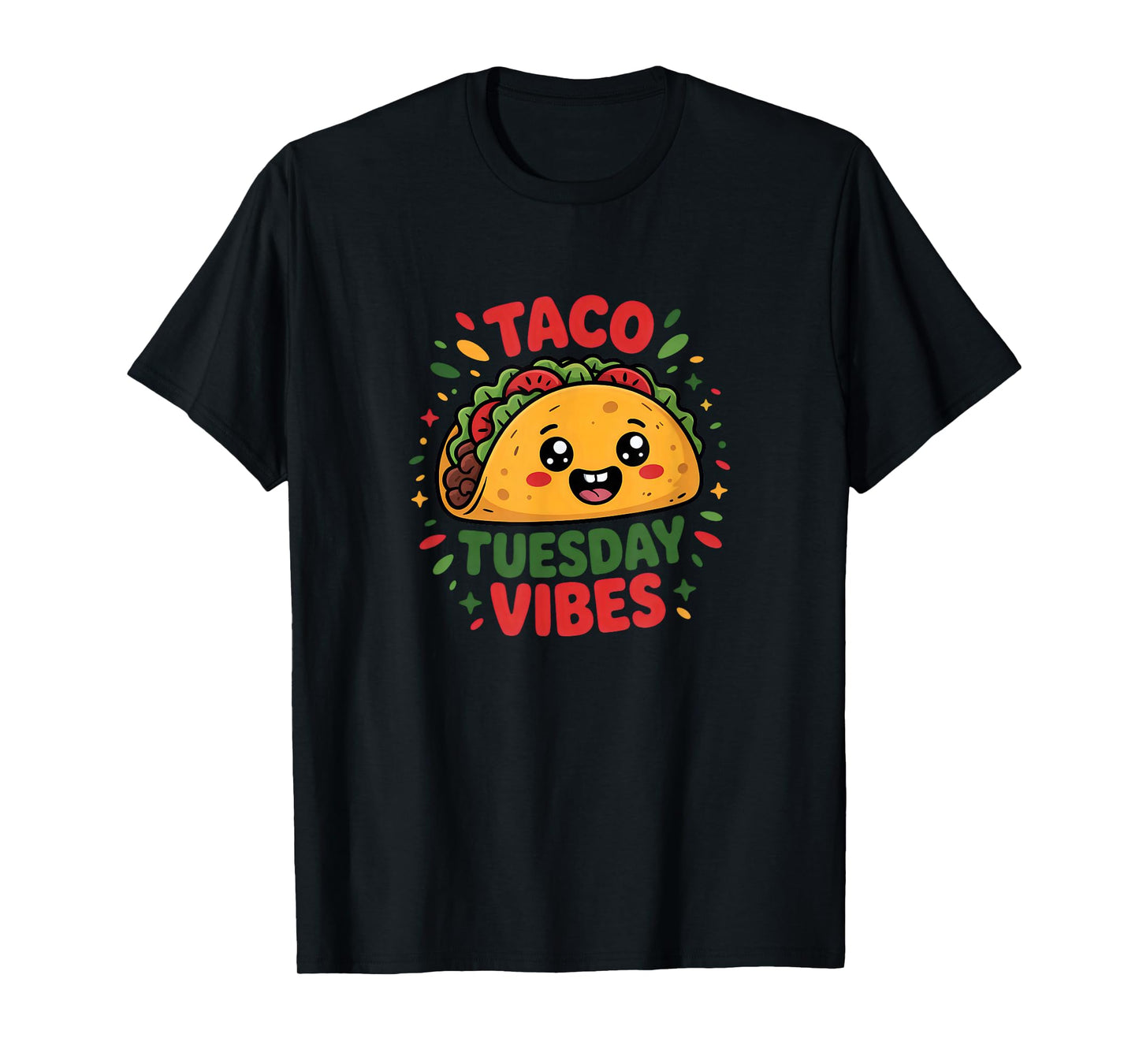 Taco Tuesday Vibes Mexican Food T-Shirt