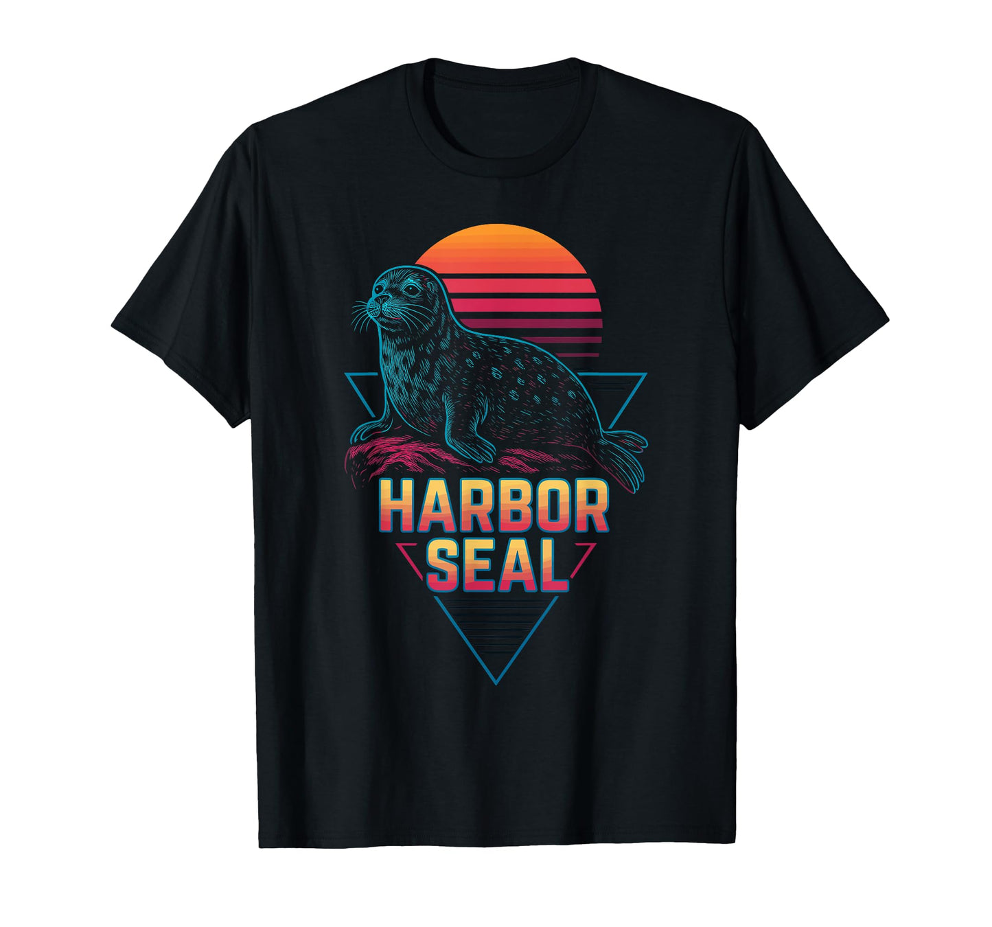 Harbor Seal Retro T-Shirt