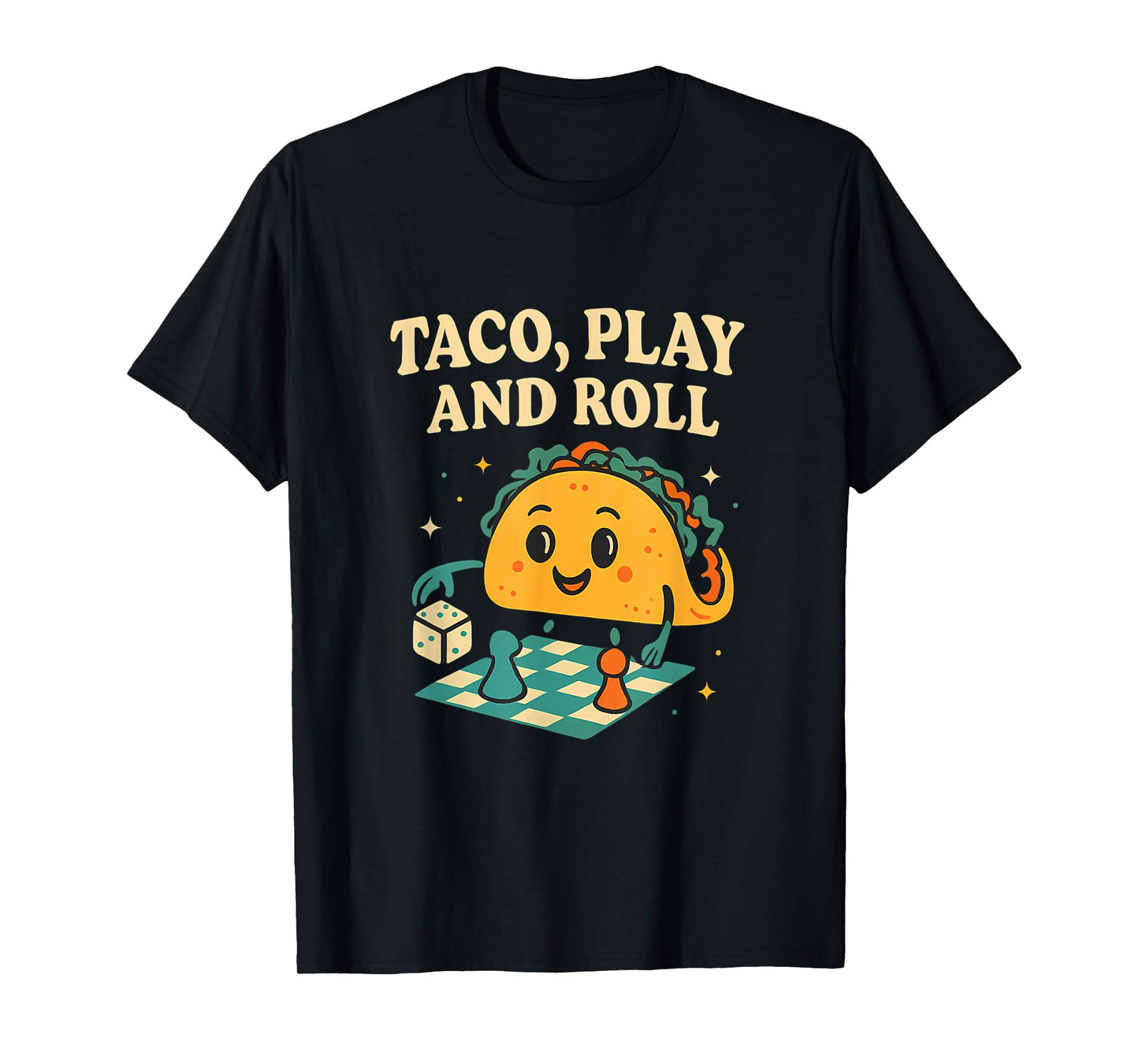 Taco Play and Roll Memory Makers Game Night Graphic T-Shirt