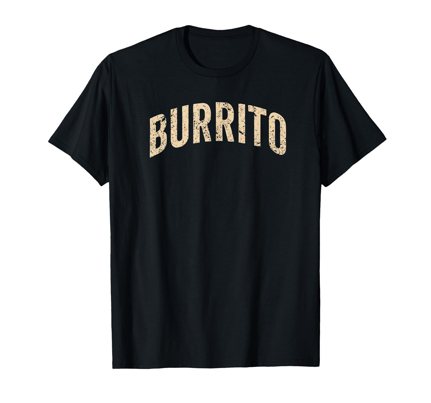 Burrito Retro Mexican Food Style T-Shirt