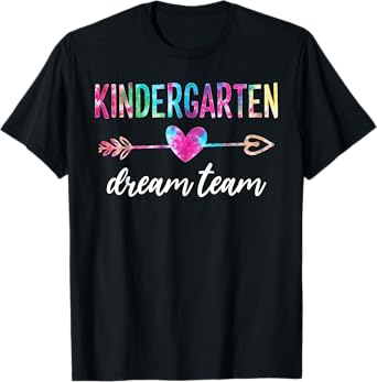 Kindergarten Dream Team Students Teachers Back to School T-Shirt