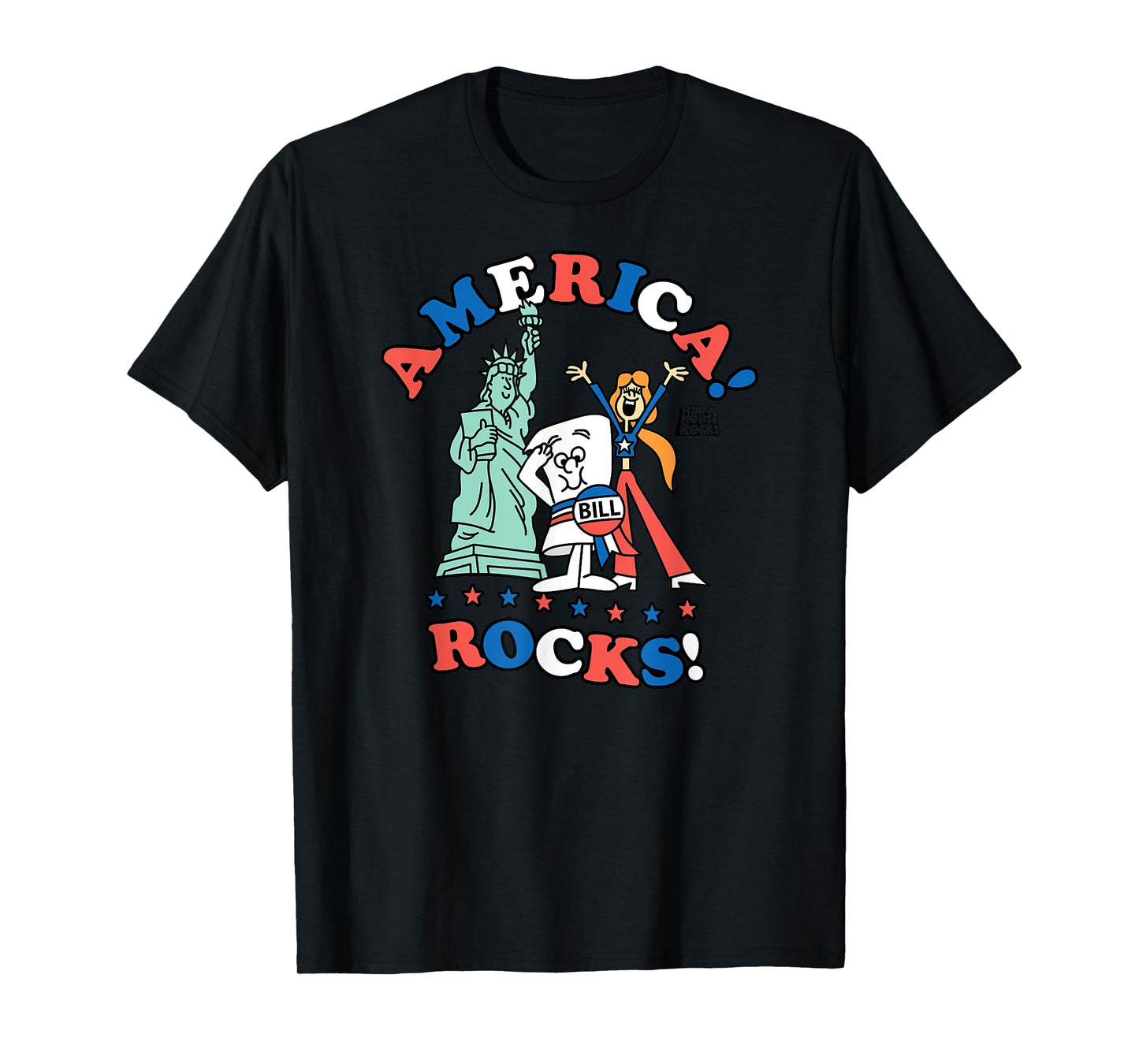 Schoolhouse Rock America Rocks Flag T-Shirt