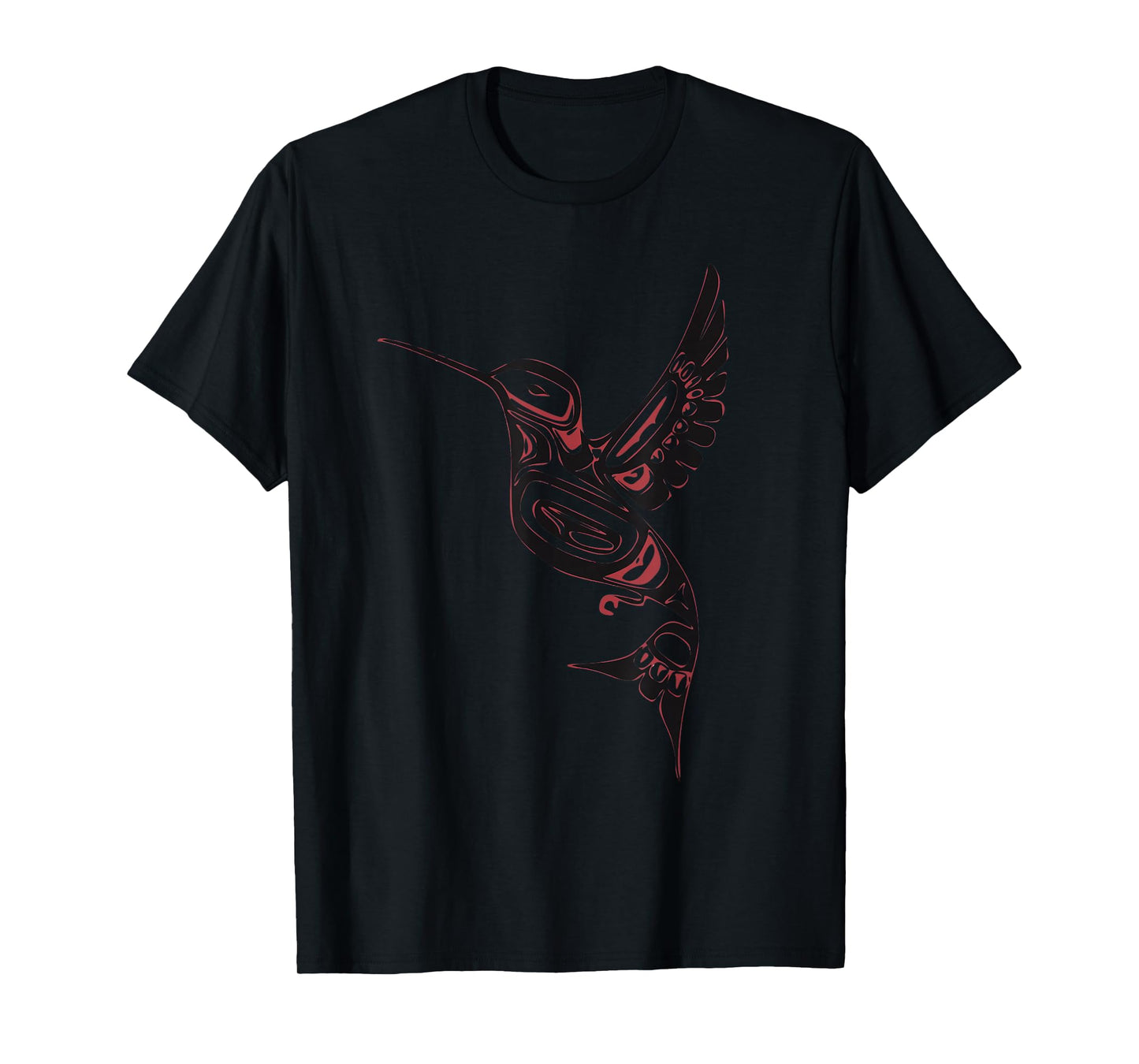 Pacific Northwest tribe art hummingbird kingfisher bird T-Shirt