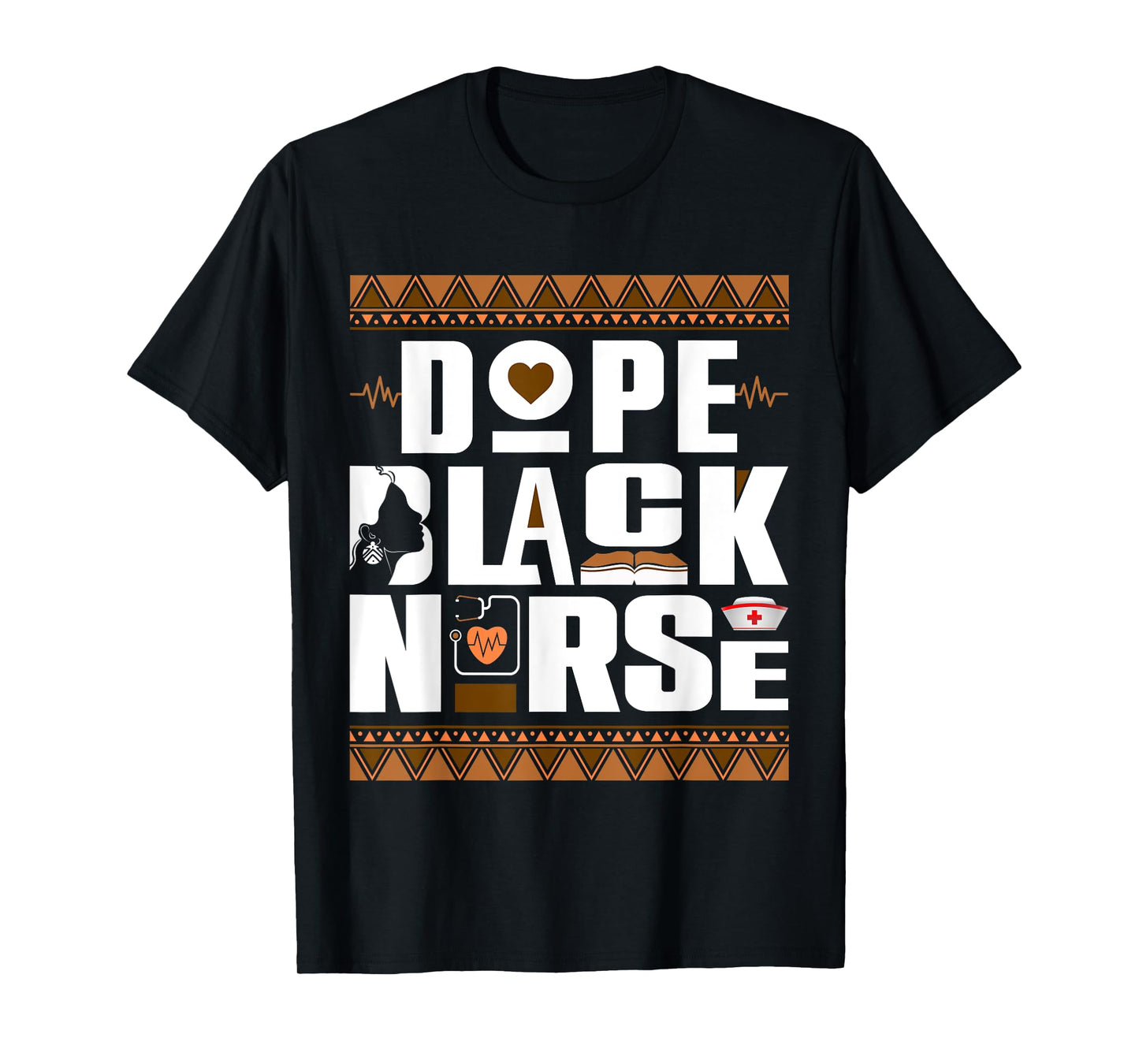 Unapologetically Dope Black Nurse Melanin Pride Nursing T-Shirt