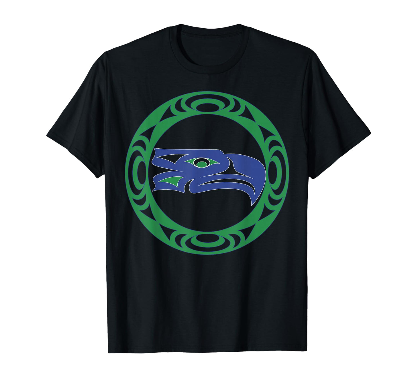 Native American Bird design Indian Hawk design for men women T-Shirt