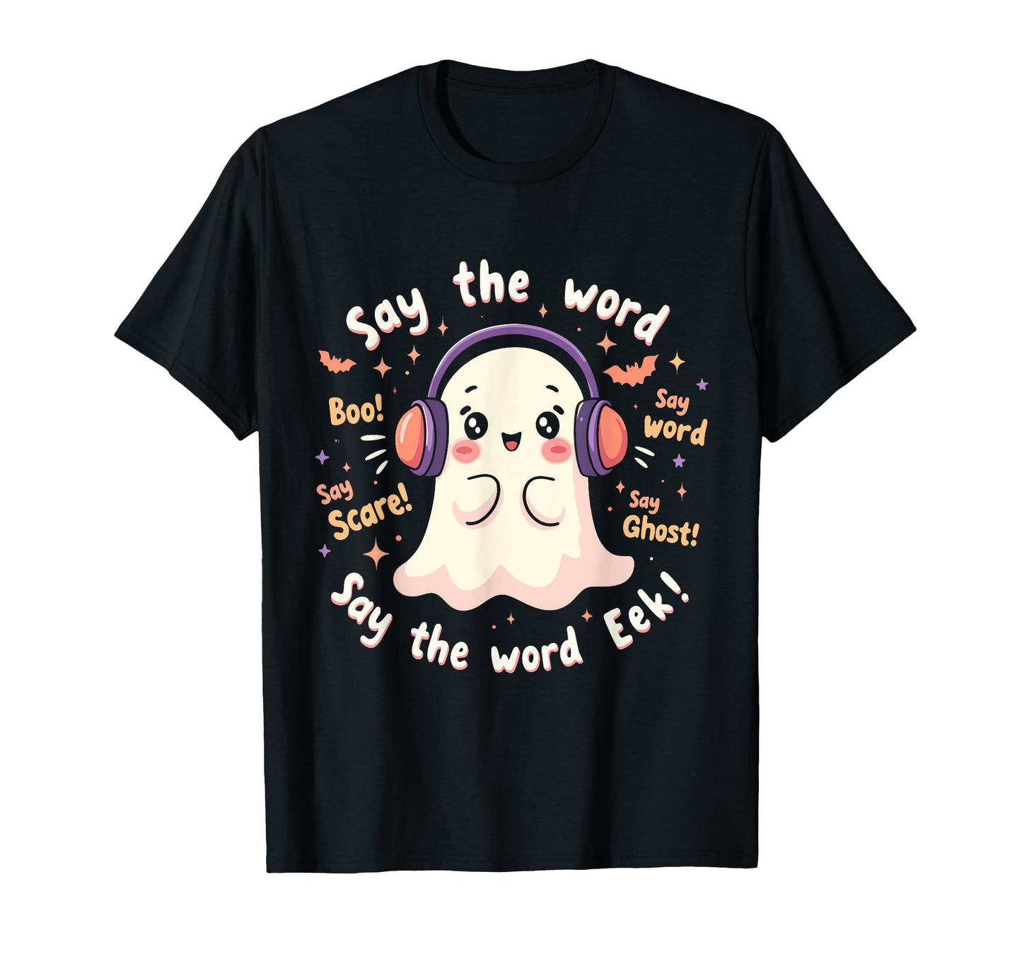 Halloween Audiologist Cute Ghost Spooky Audiology T-Shirt
