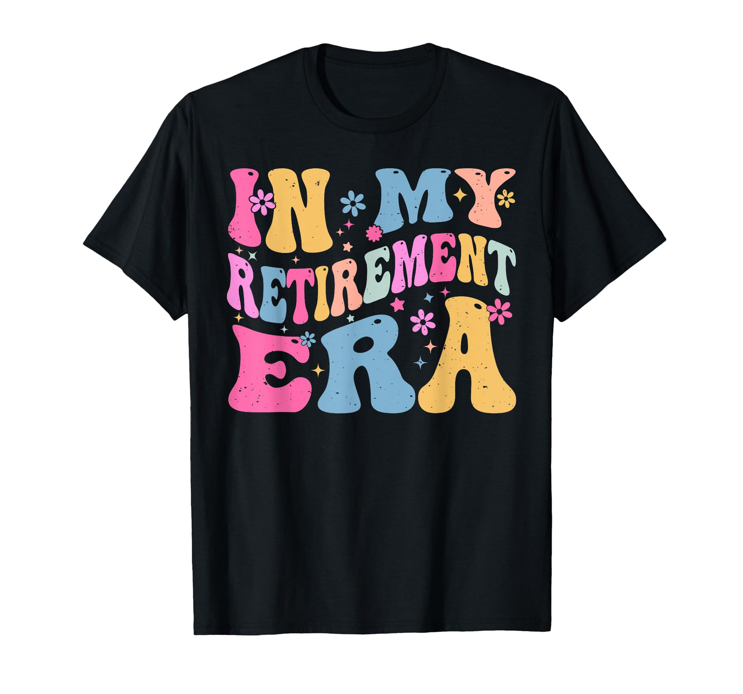 Retro Groovy Womens Retirement Era Funny Retired Teacher T-Shirt