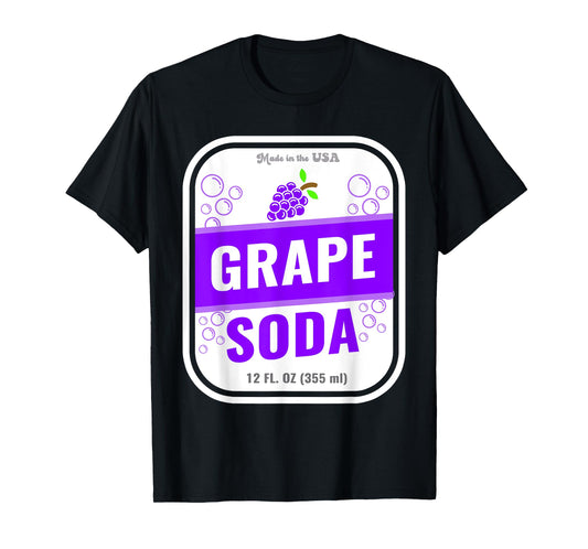 Halloween Costume Grape Soda Unique Group Costume Idea T-Shirt