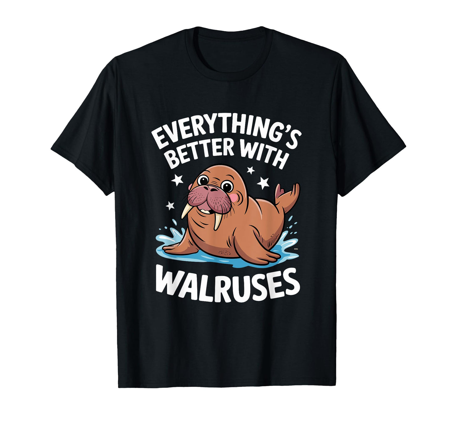 Cute Walrus Lover Adults or Kids Boys Girls Walruses T-Shirt