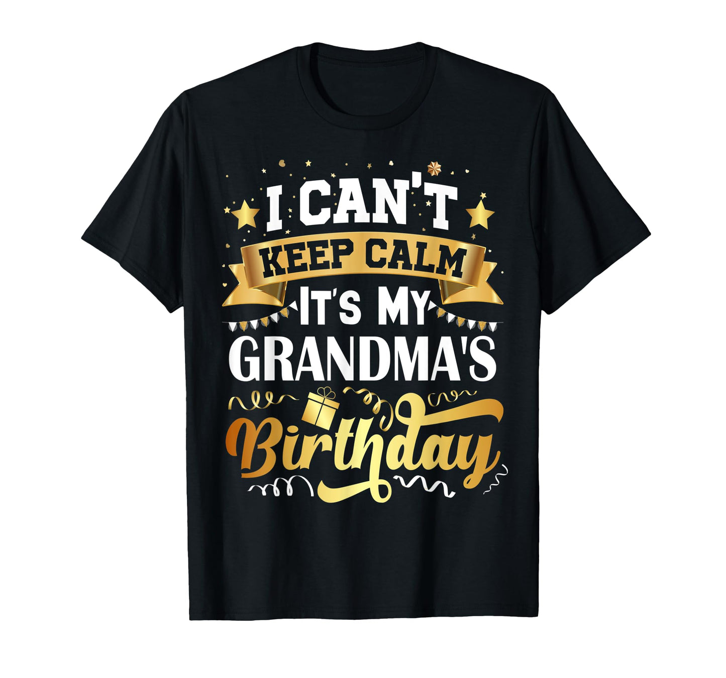 Grandma Birthday Tshirt Party Gift Idea Family Bday T-Shirt