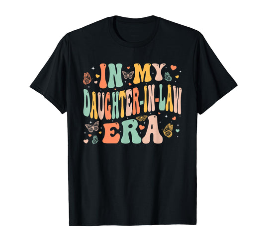 Retro Groovy In My Daughter-In-Law Era Mother's Day Girls T-Shirt