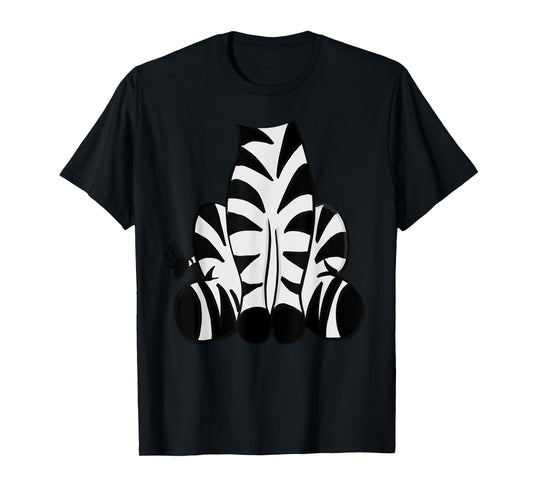 Zebra Halloween Costume Shirt - Cute Pretend Zebra Outfit T-Shirt