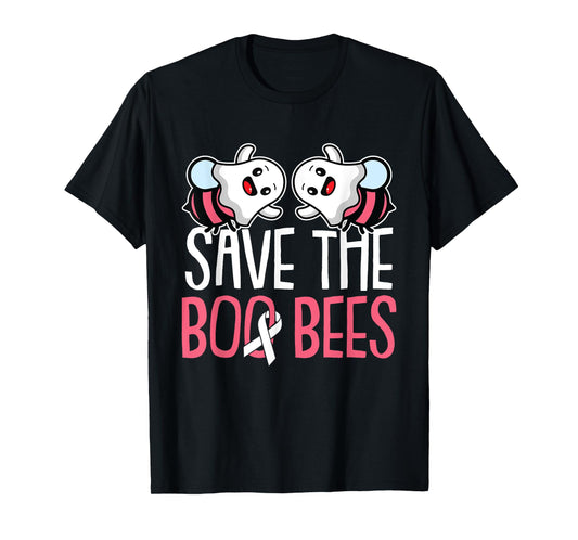 Save The Boo Bees Breast Cancer Awareness Warrior Survivor T-Shirt