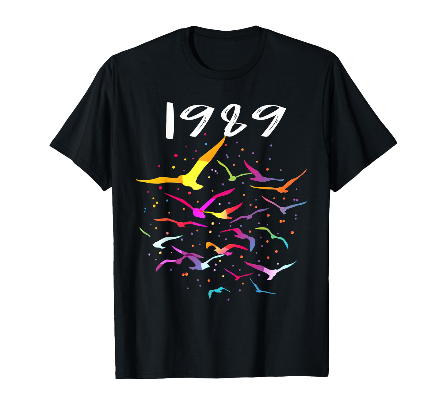 seagull in the sky flock of seagulls 1989 T-Shirt