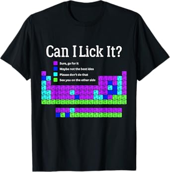 Can I Lick It Periodic Table Teacher Back To School Kids T-Shirt