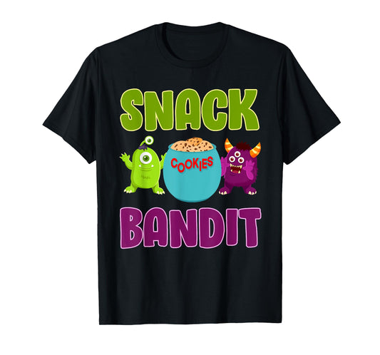 Halloween Costume SNACK BANDIT Funny Kids Halloween T-Shirt