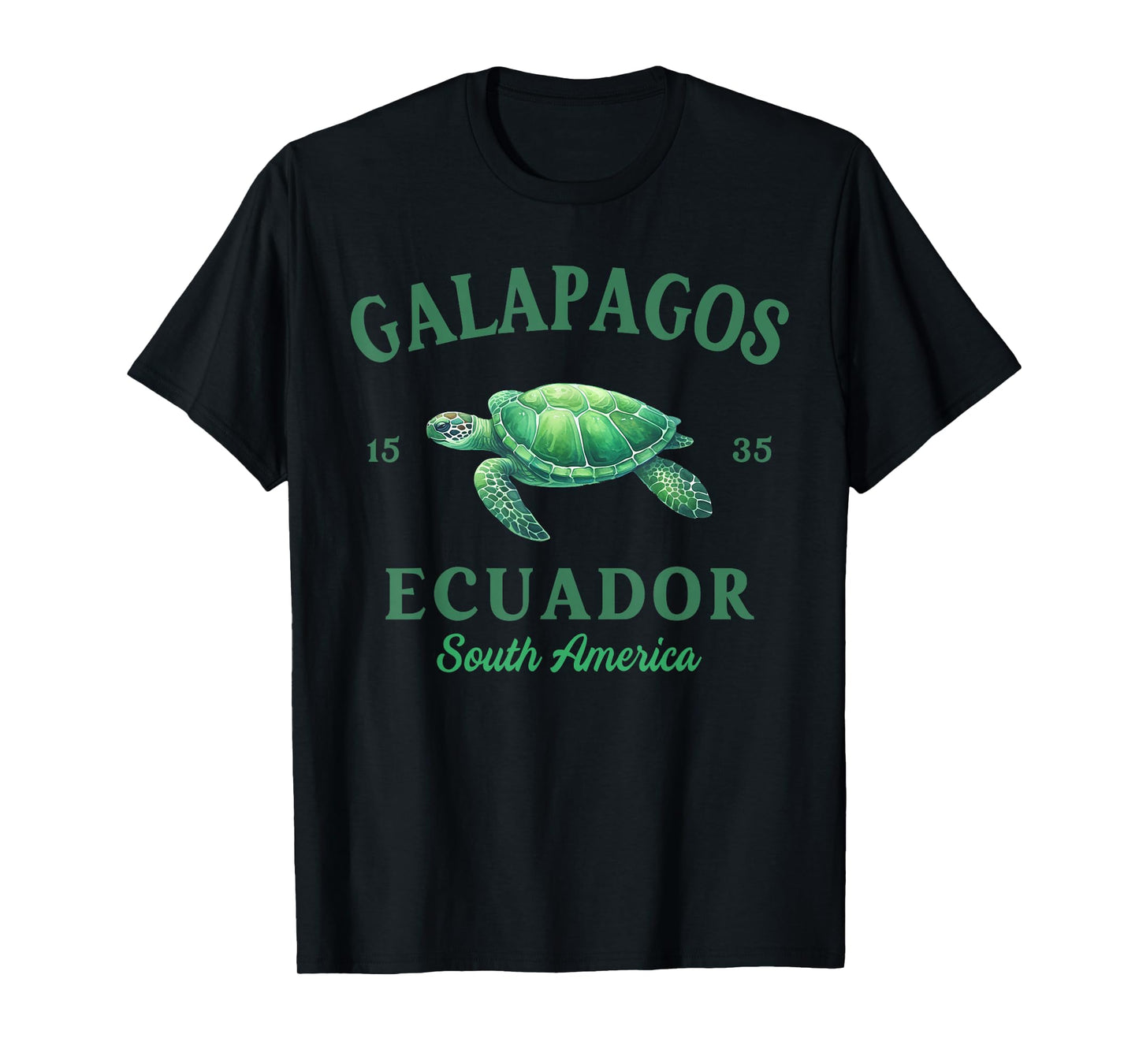 Galapagos Islands Ecuador Galapagos Travel Tortoise T-Shirt