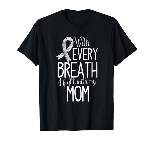 Mom Lung Cancer Awareness T Shirt Women Men Kids T-Shirt