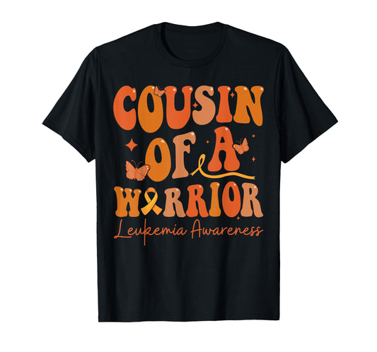 Cousin Of A Warrior Leukemia Awareness Family Matching T-Shirt