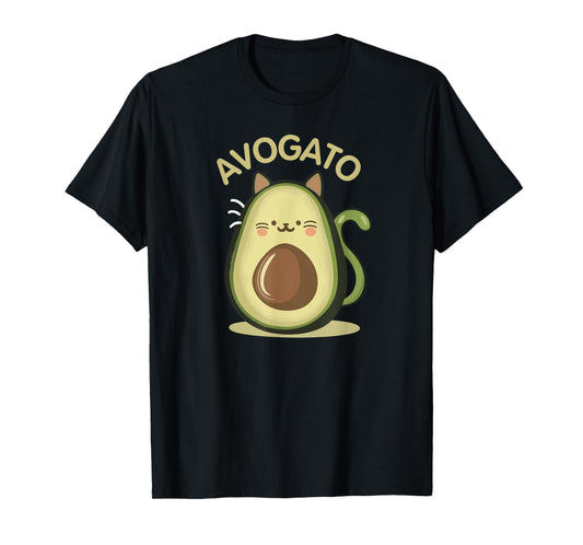 Avogato Cute Funny Cinco de Mayo Cat Avocado Kids Boys Girls T-Shirt