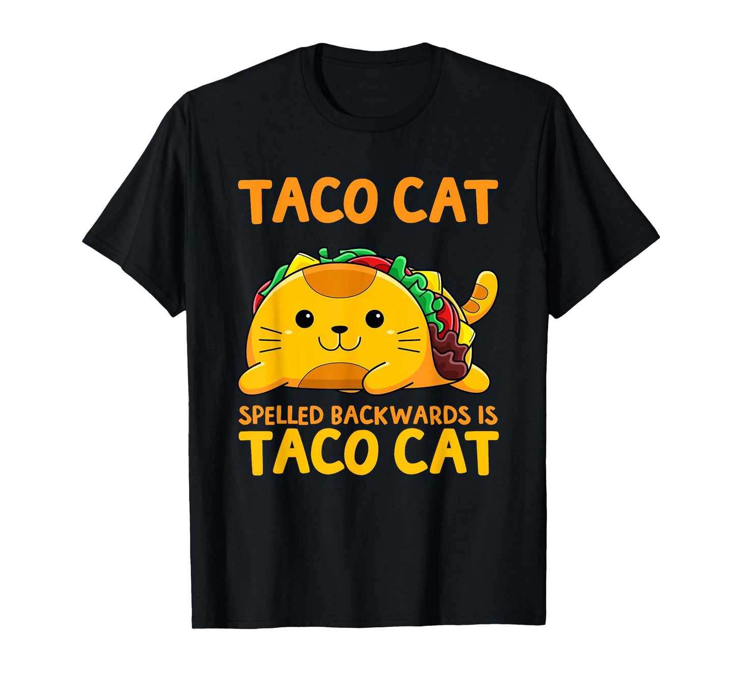 Tacocat Spelled Backwards Shirt Taco Cat Cinco De Mayo T-Shirt for Men Women Girls Kids