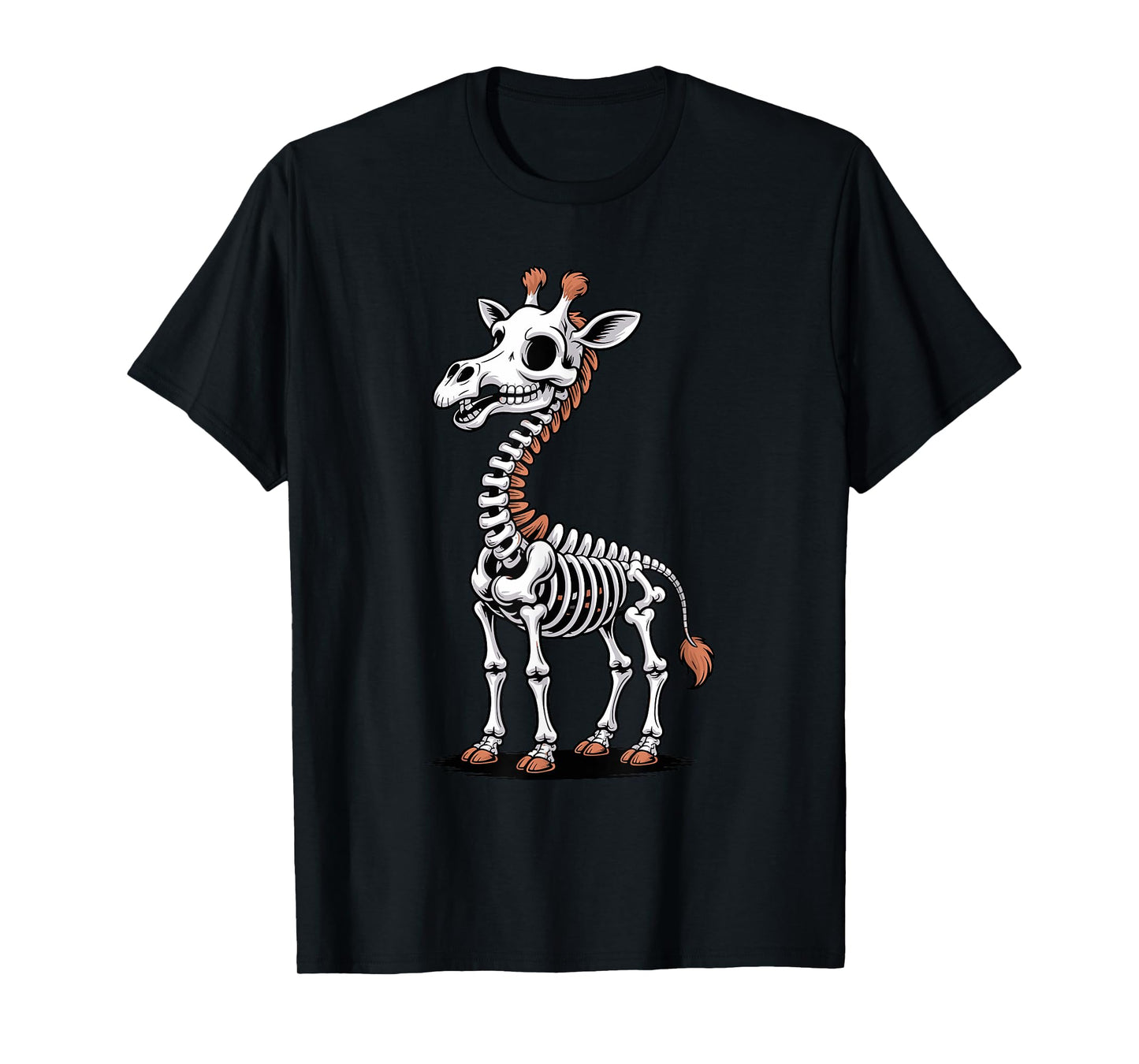 Halloween Giraffe Skeleton Spooky Giraffes T-Shirt