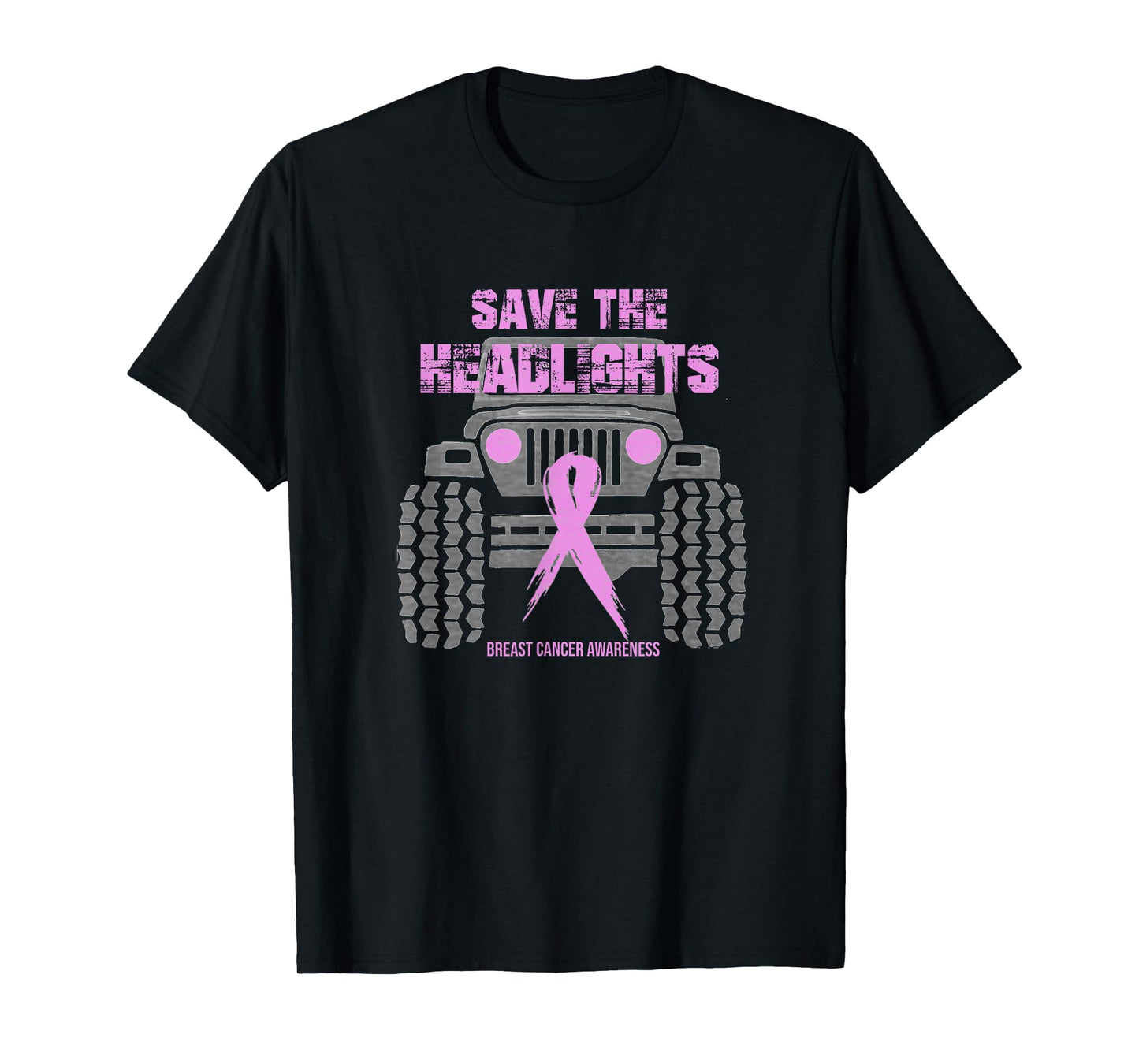 Save the headlights/ Breast Cancer Awareness T-Shirt