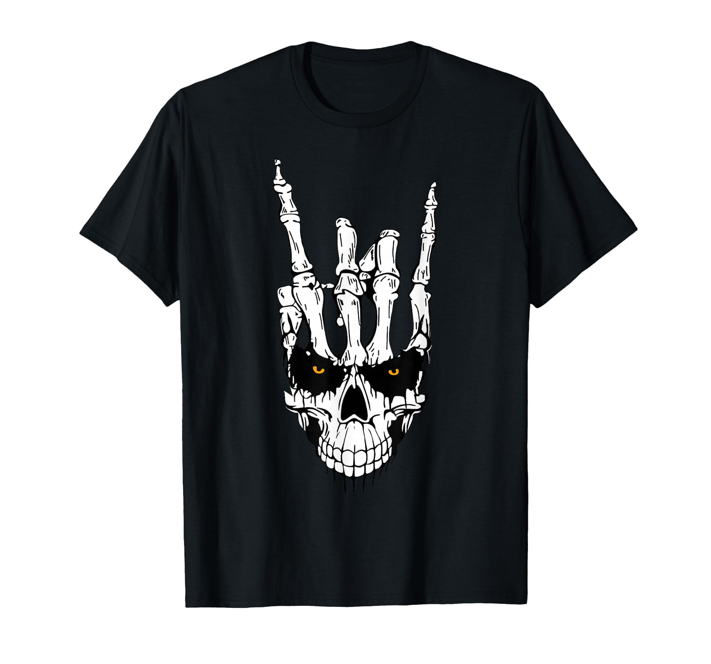 Punk Rock Skeleton Cool Rocker Halloween Shirt Men Boys Kids T-Shirt