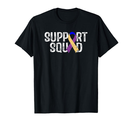 Bladder Cancer Awareness Support Squad T-Shirt