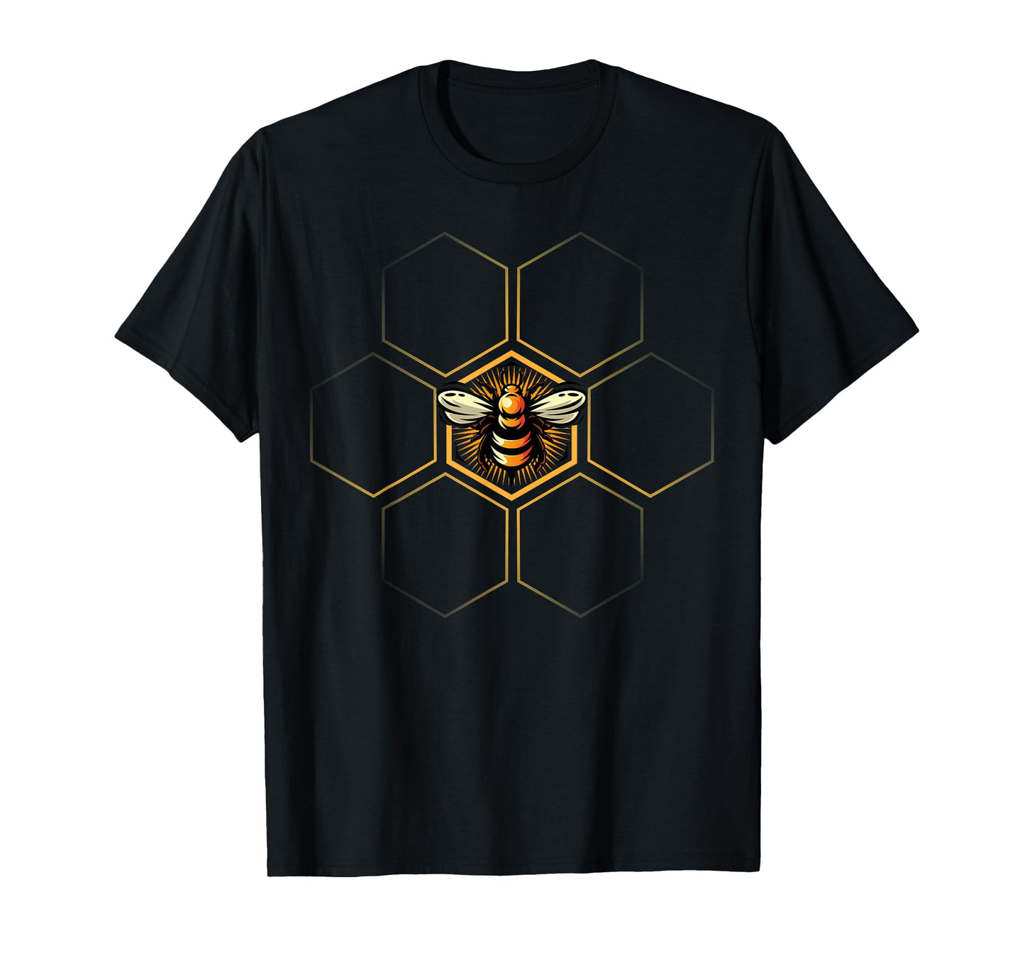 Beekeeper Shirt, Beekeeping - Honeycomb Love For Bees T-Shirt