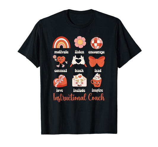 Best Instructional Coach Appreciation Instructional Coaching T-Shirt