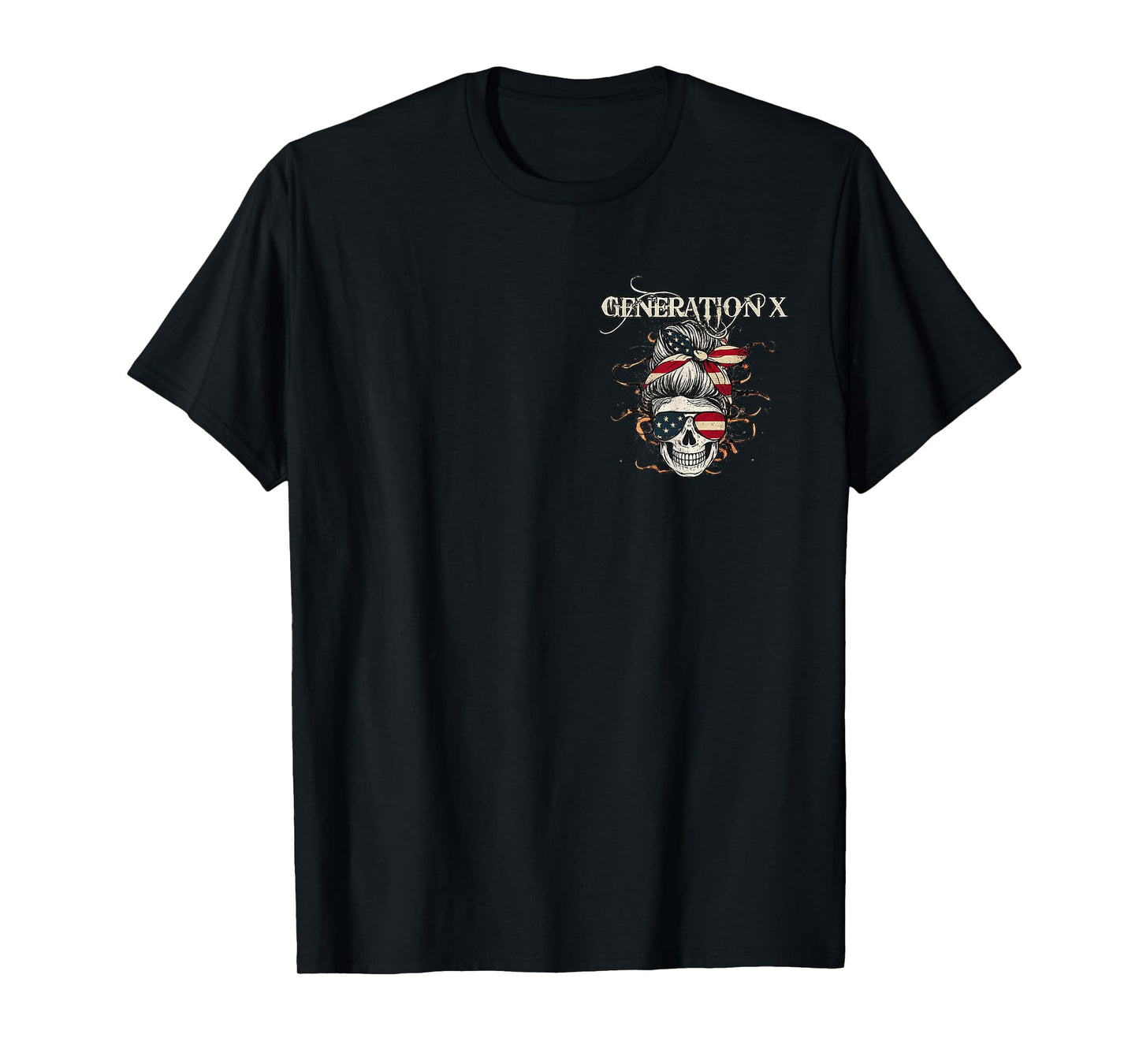 Gen X Skeleton I’m A Beautiful Intelligent Halloween T-Shirt