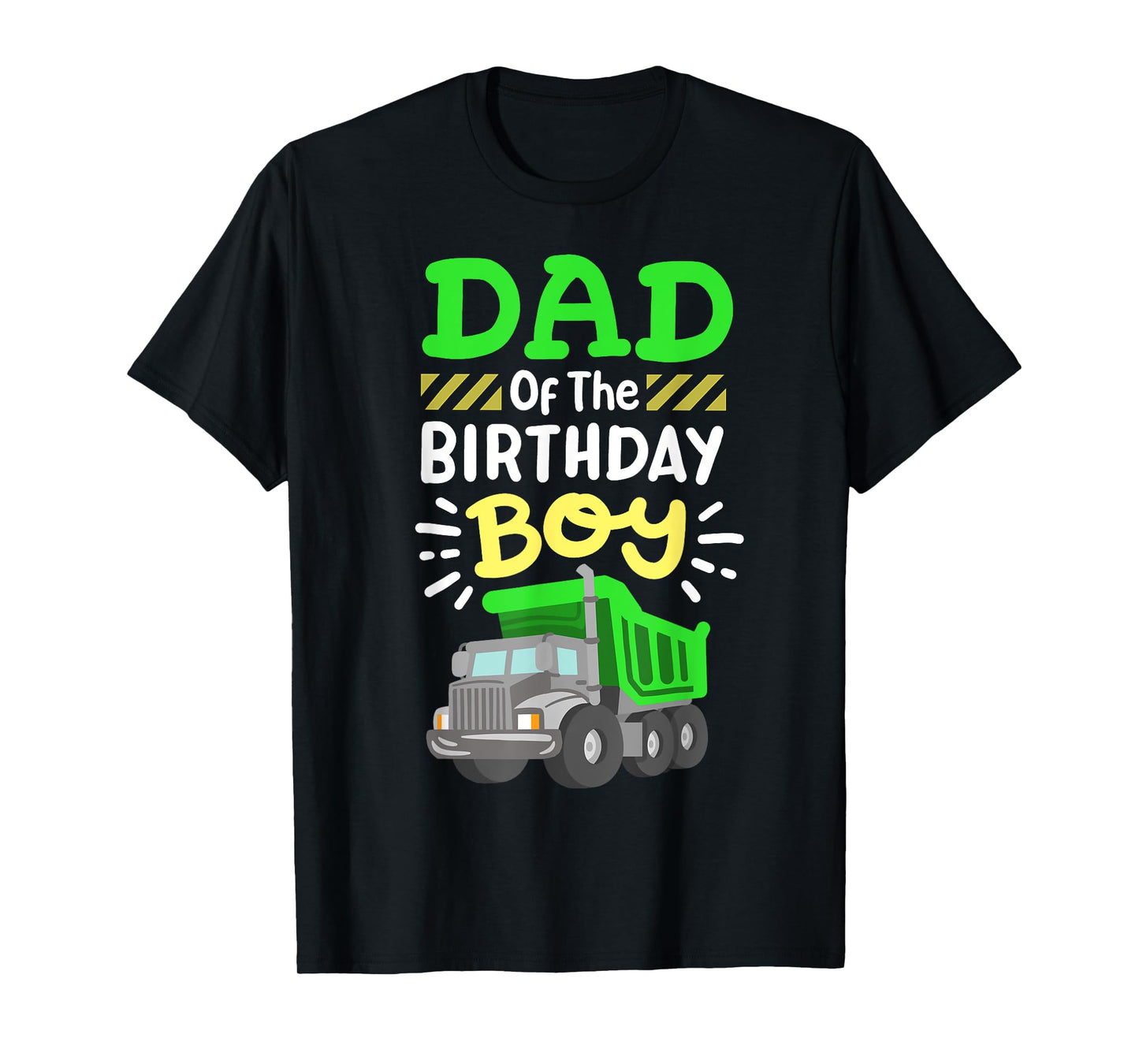 Dad Of The Birthday Boy Garbage Truck Birthday Family T-Shirt