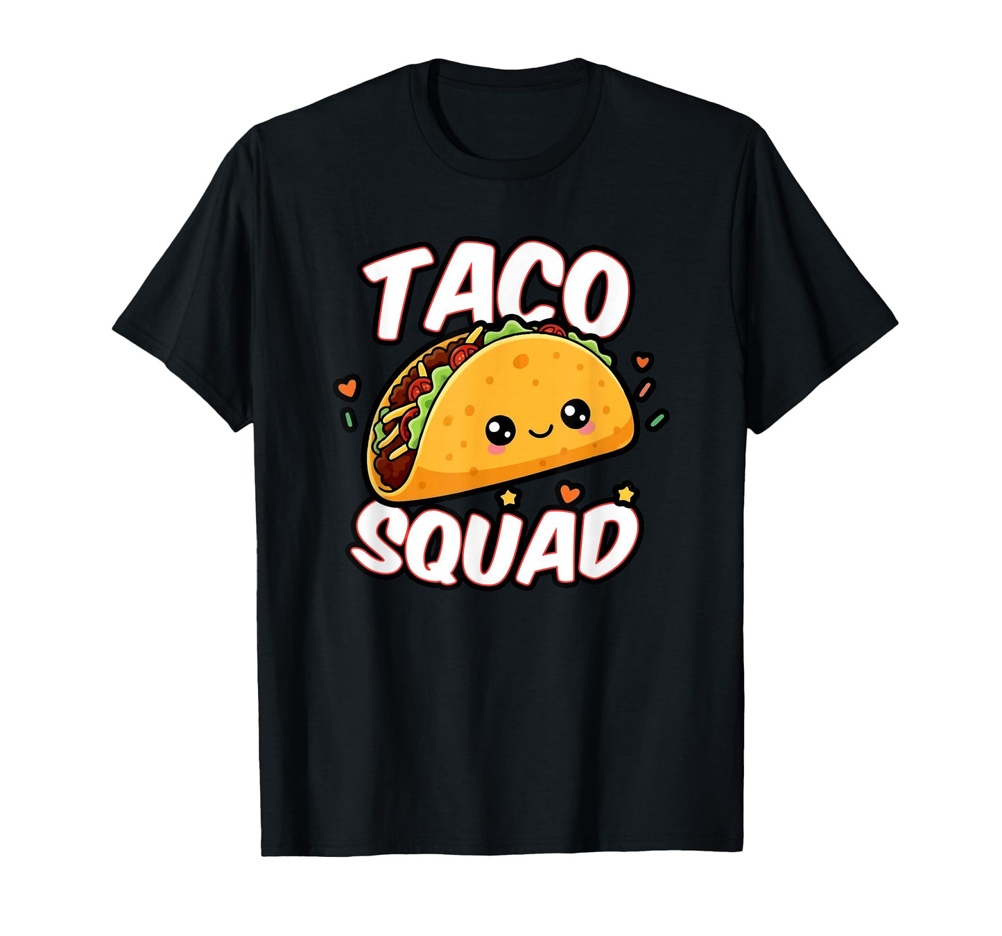 Taco Squad, Cute Taco Lover Mexican Food Graphic T-Shirt