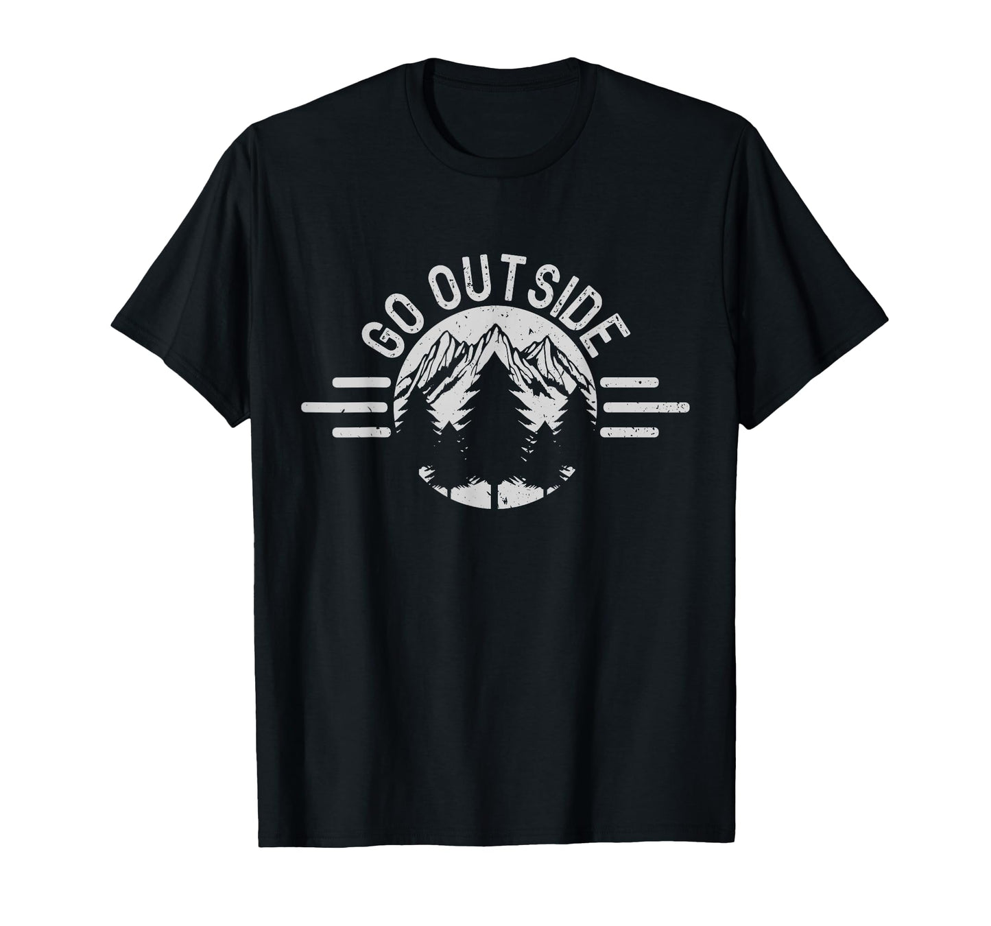 Go Outside T-Shirt Nature Hiking Camping Forest Gift T-Shirt
