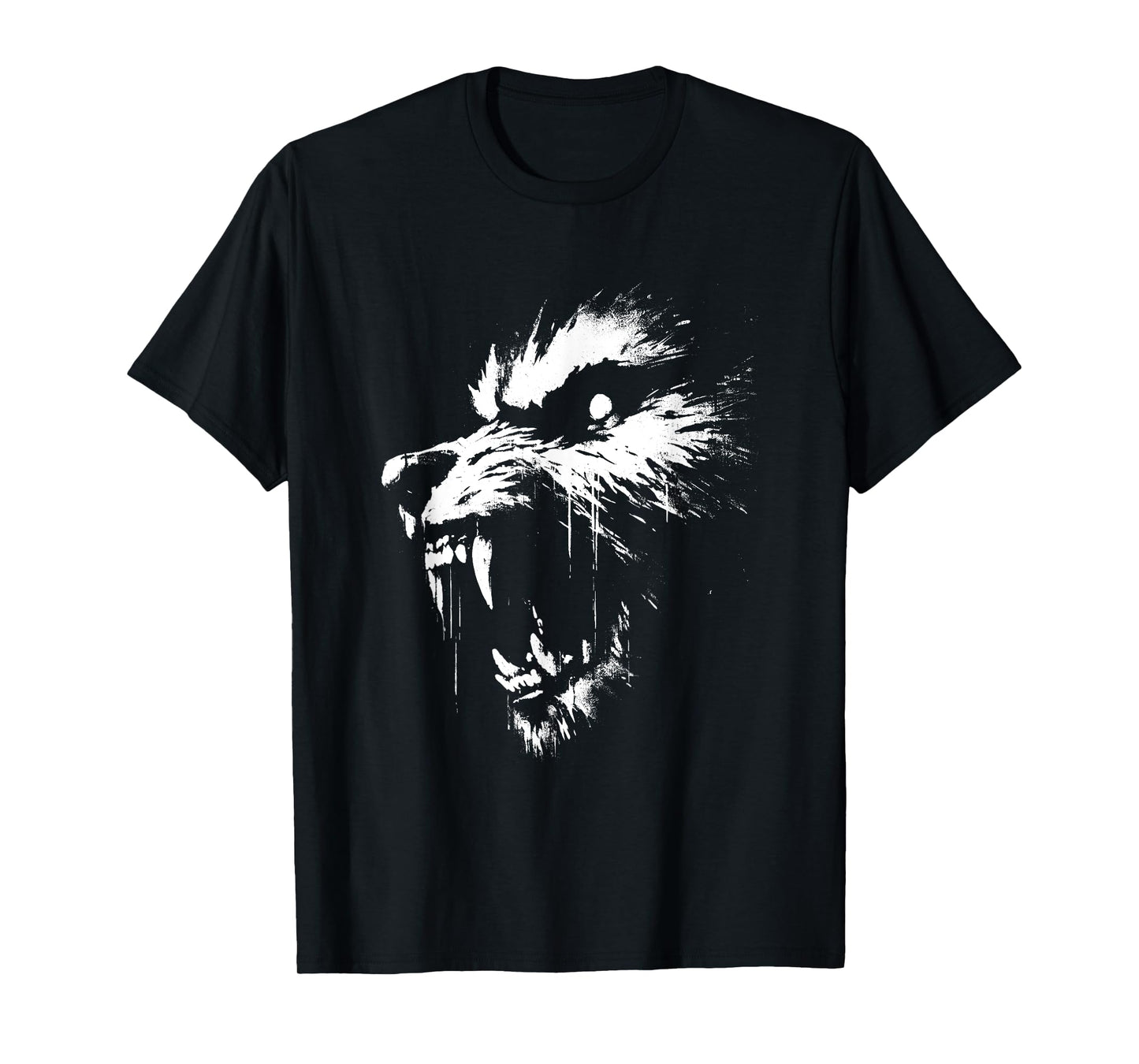 Werewolf - Vintage Spooky Werewolf Halloween Lover T-Shirt